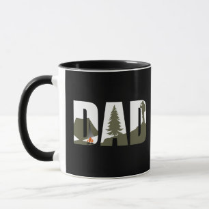 Mug Cadeau drôle pour la fête des pères Randonnée Camp