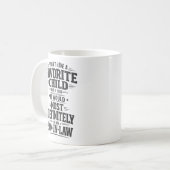 Mug Cadeau drôle pour le fils préféré gendre (Devant gauche)