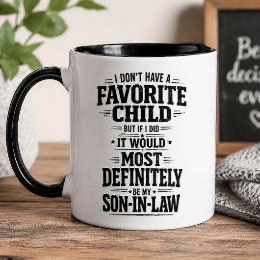 Mug Cadeau drôle pour le fils préféré gendre