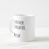 Mug Cadeau drôle pour maman comme mère comme fille (Devant gauche)