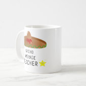 Mug Cadeau drôle pour professeur moyen nacho (Devant gauche)