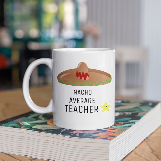 Mug Cadeau drôle pour professeur moyen nacho
