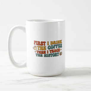 Mug Cadeau drôle pour professeurs d'histoire rétro gro