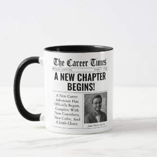 Mug Cadeau drôle pour un nouvel emploi avec titre de j