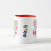 Mug cadeau drôle vintage rétro magie vacances de N (Centre)