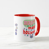 Mug cadeau drôle vintage rétro magie vacances de N (Devant droit)