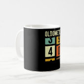 Mug Cadeau du 40e anniversaire de l'Oldometer (Devant gauche)