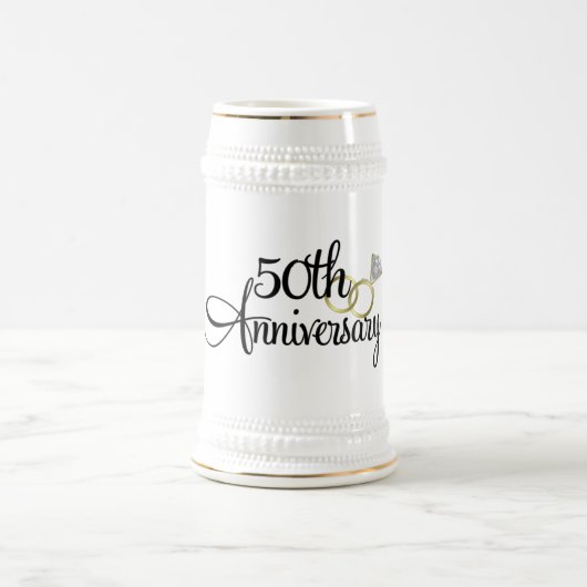 Mug cadeau du 50e anniversaire (Centre)