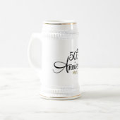 Mug cadeau du 50e anniversaire (Devant gauche)