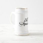 Mug cadeau du 50e anniversaire (Devant gauche)