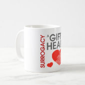 Mug Cadeau du coeur (Devant gauche)