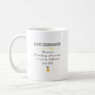 Mug Cadeau du coordinateur d'événements - Appréciation