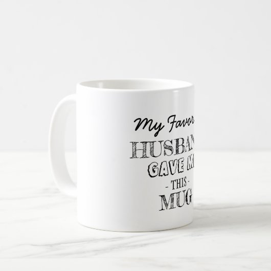 Mug Cadeau du mari (Devant gauche)