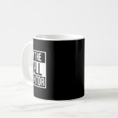Mug Cadeau Du Moniteur Hall Retour À L'Étudiant De L'É (Devant gauche)