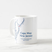 Mug Cadeau du New Jersey du Cap May (Devant gauche)