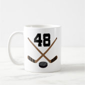 Mug Cadeau du numéro 48 du Jersey de joueur de hockey (Gauche)