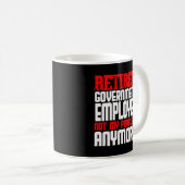 Mug Cadeau du parti de retraite des fonctionnaires ret (Devant droit)