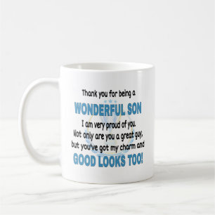 Mug   Cadeau Du Père Au Fils. Fils merveilleux