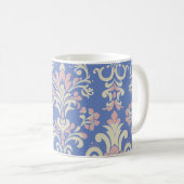 Mug Cadeau élégant vintage damassé pour elle (Devant droit)