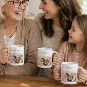 Mug Cadeau en acrylique pour grand-mère avec photo pou