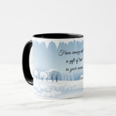 Mug Cadeau enneigé (Devant gauche)