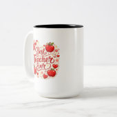 Mug Cadeau Enseignant / Meilleur Enseignant Ever R (Devant gauche)