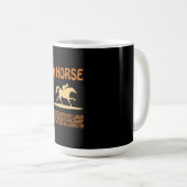 Mug Cadeau équestre | A Horse Gallops (Devant droit)