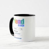 Mug Cadeau fait sur commande drôle de meilleur ami (Devant gauche)