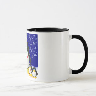 Mug cadeau famille Penguin