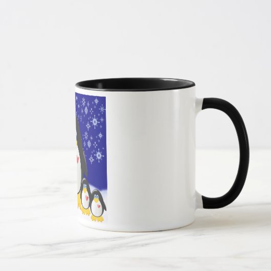 Mug cadeau famille Penguin (Droite)