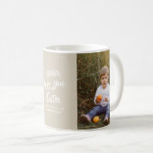 Mug cadeau famille photo petit enfant simple (Devant droit)