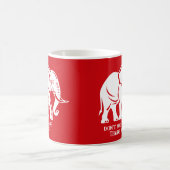 Mug Cadeau farfelu d'éléphant blanc (Centre)