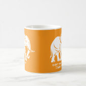 Mug Cadeau farfelu d'éléphant blanc (Centre)