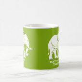Mug Cadeau farfelu d'éléphant blanc (Centre)