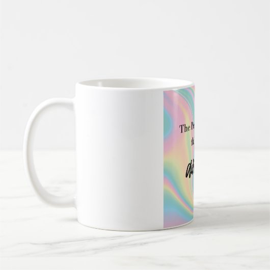 Mug Cadeau féminin coloré personnalisé (Gauche)