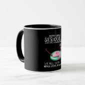 Mug Cadeau Flamant rose| Les gens doivent sérieusement (Devant gauche)