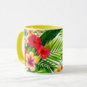Mug Cadeau floral tropical (Devant gauche)