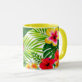 Mug Cadeau floral tropical (Devant droit)