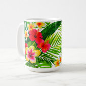 Mug Cadeau floral tropical (Devant gauche)