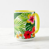 Mug Cadeau floral tropical (Devant droit)