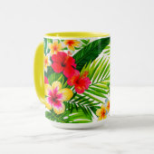 Mug Cadeau floral tropical (Devant gauche)