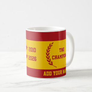 Mug cadeau football Espagne Champions de la Coup