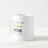 Mug Cadeau génial pour auditeur (Devant gauche)