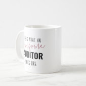 Mug Cadeau génial pour auditeur (Devant gauche)