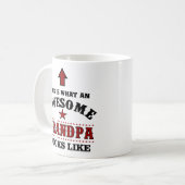 Mug Cadeau grand-père personnalisé (Devant gauche)