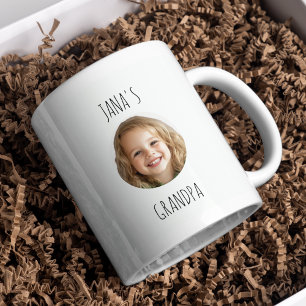 Mug Cadeau grand-père personnalisé   Visage de grand-e