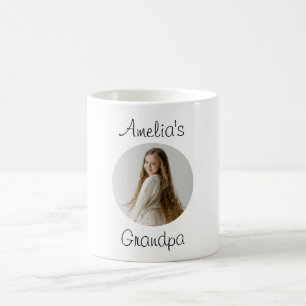 Mug Cadeau grand-père personnalisé - Visage grand-enfa