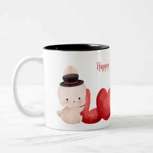 Mug cadeau Heureuse Sainte-Valentin (Gauche)