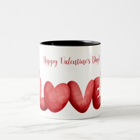 Mug cadeau Heureuse Sainte-Valentin (Centre)
