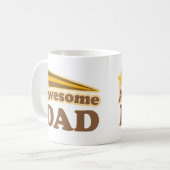 Mug Cadeau impressionnant de fête des pères de papa (Devant gauche)